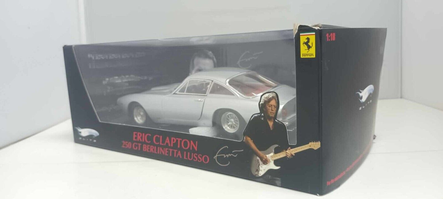 Ferrari 250 GT Berlinetta Lusso Eric Clepton Hot Wheels Elite 1:18 Usato + Box