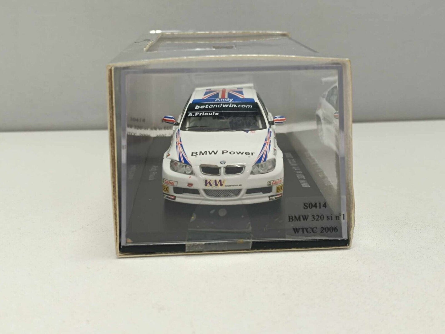 BMW 320 si #1 WTCC 2006 Andy Priaulx - Spark Model 1:43 Usato in box