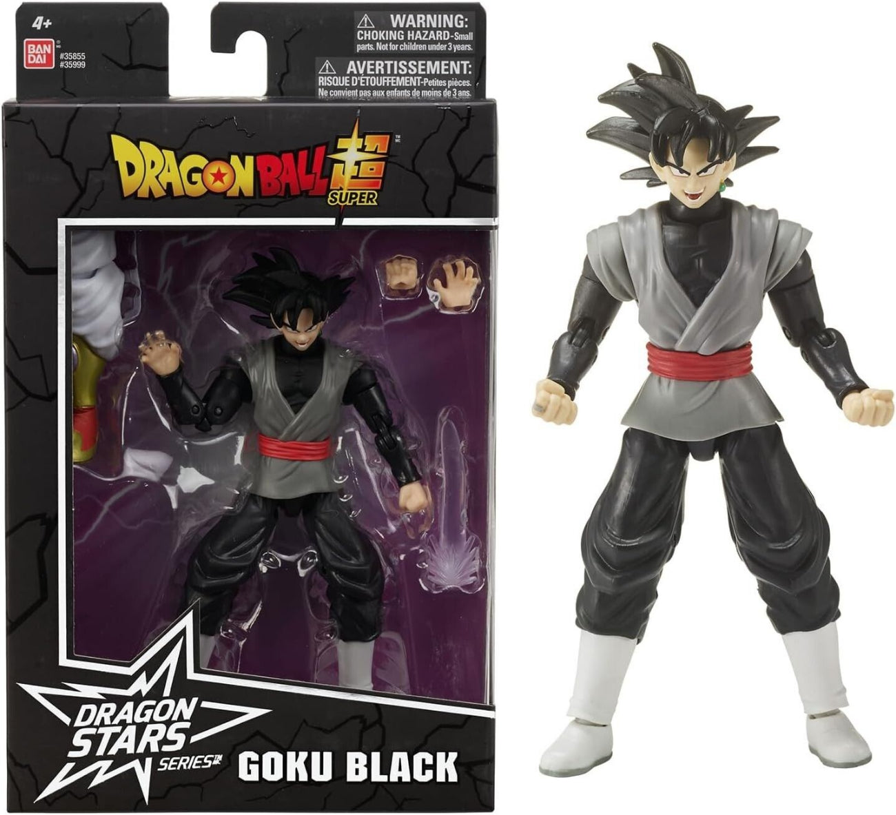 Action Figure Dragon Ball Super Goku Black Bandai Namco Dragon Stars Nuovo