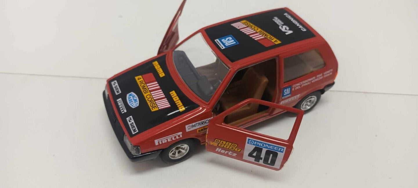 Fiat Uno Turbo #40 Obsoleta Burago 1:24 Usato Made In Italy 1/24