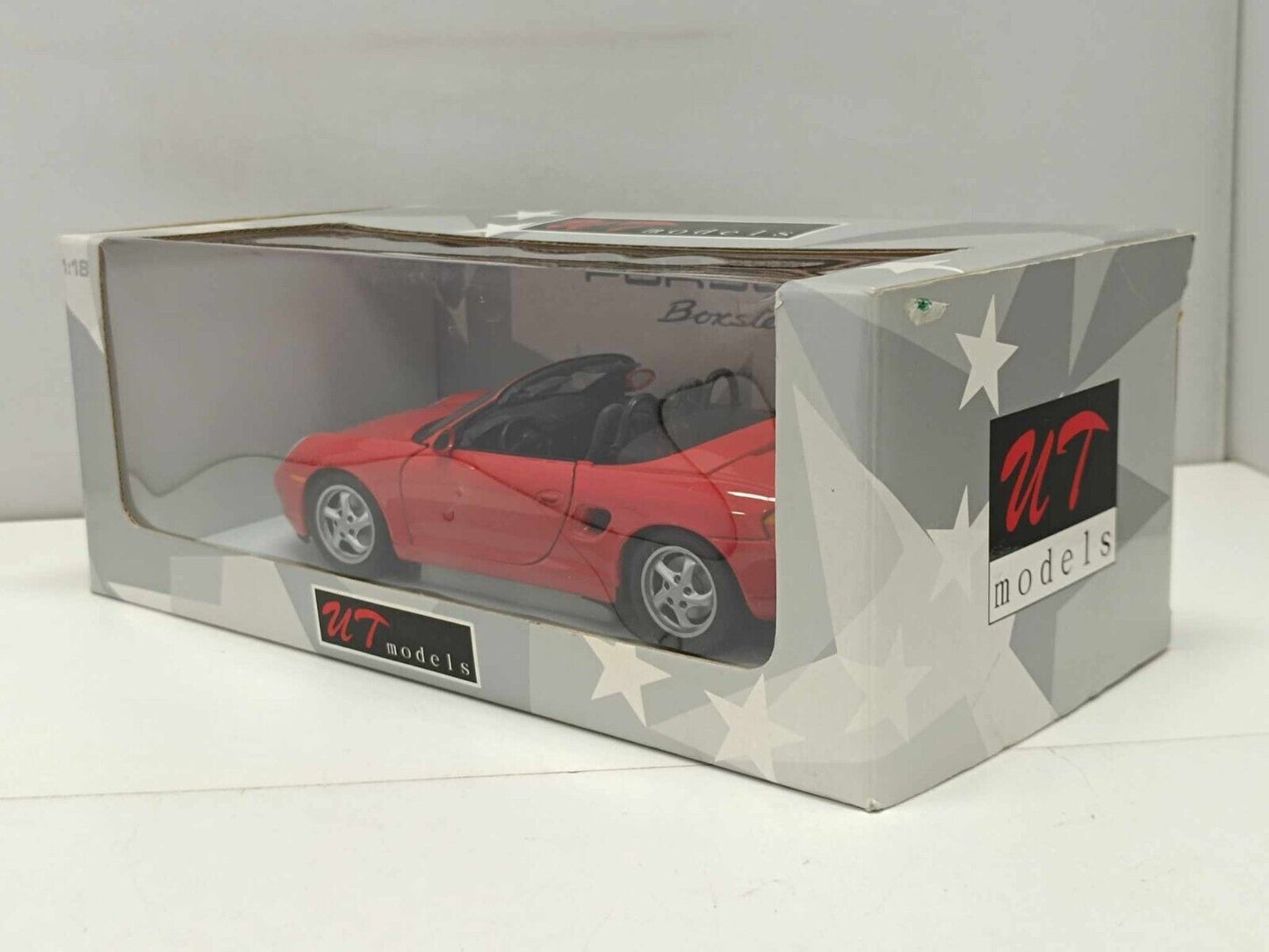 Porsche Boxster Cabriolet 1996 Red Rosso UT Models 1:18 Usato + Box