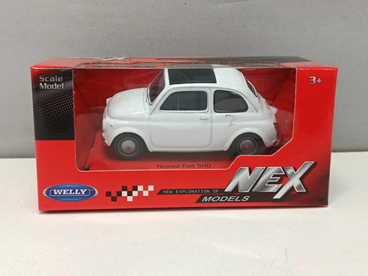 Fiat Nuova 500 - 1965 White Bianco Welly Nex 1:43 Nuovo