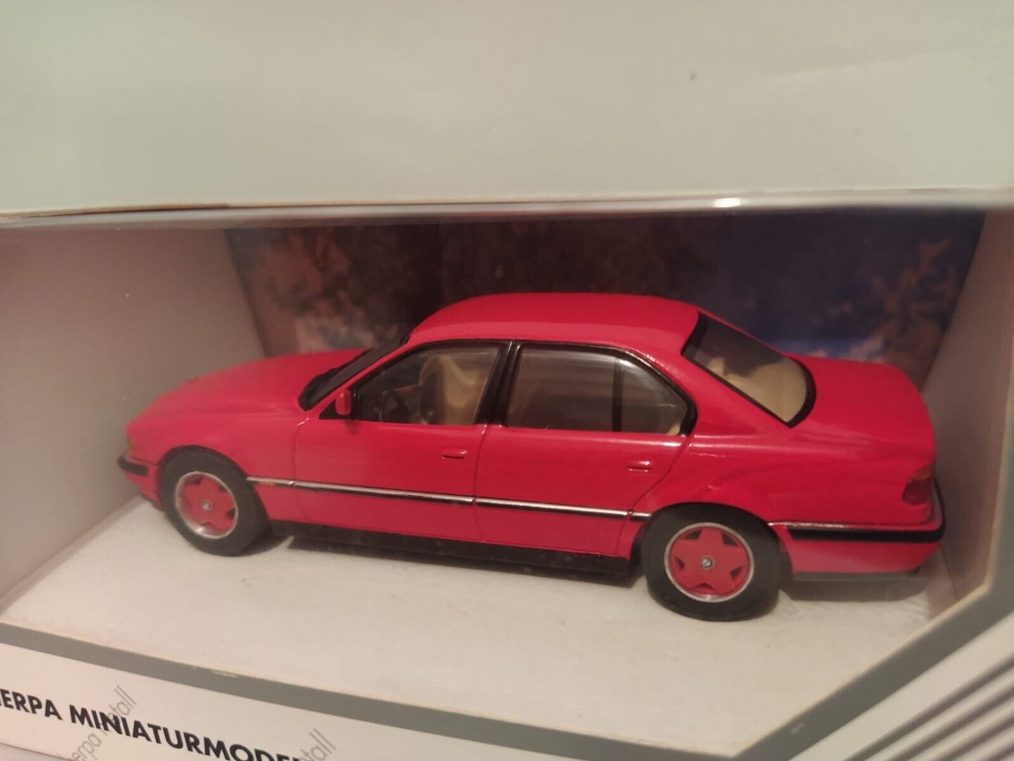 BMW 740i Alpina Brillant-Rot - Herpa 1:43 Very Rare - GM SHOP