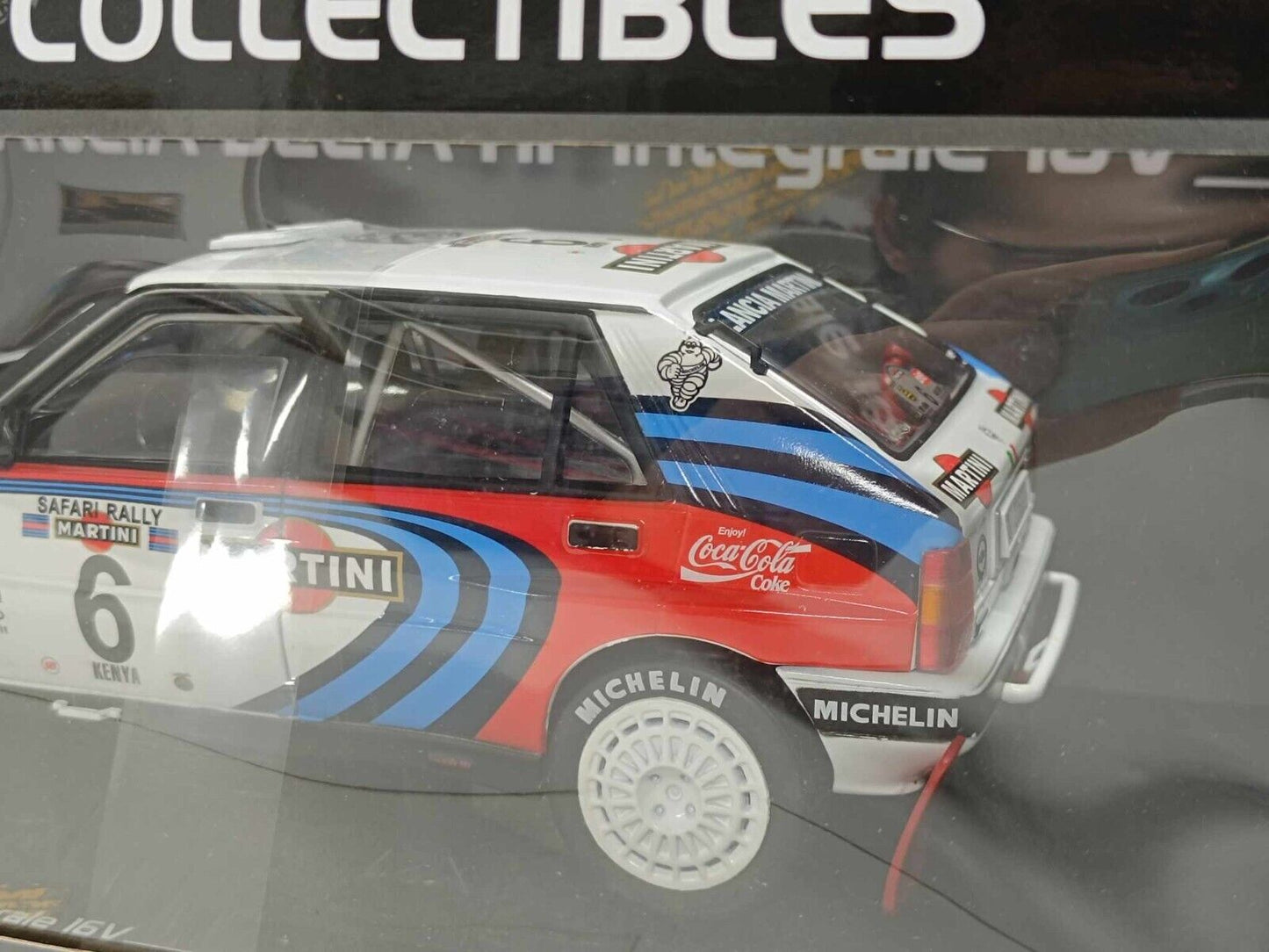 Lancia Delta HF Integrale 16v Winner 1991 Safari Kenya Kankkunen Sun Star 1:18