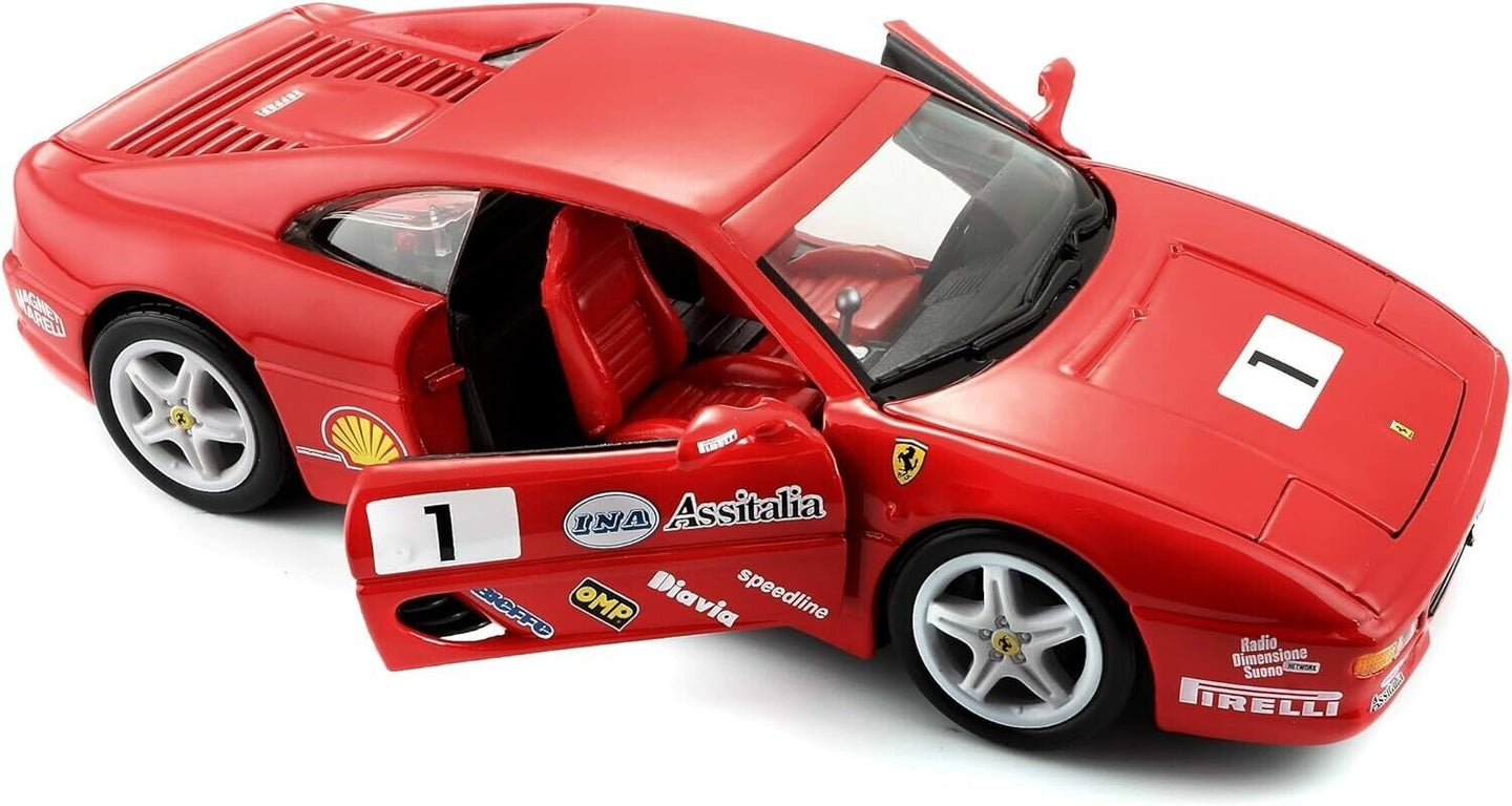 Ferrari 355 Challenge Red Rosso Burago Bburago 1:24 Nuovo
