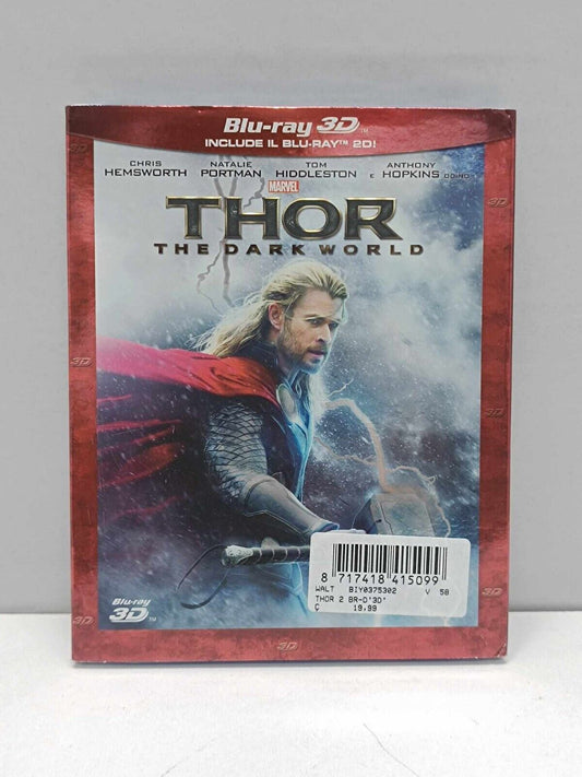 Thor The Dark World Mrvel Film Bluray Blu-ray 3D Italiano Nuovo Cartoncino