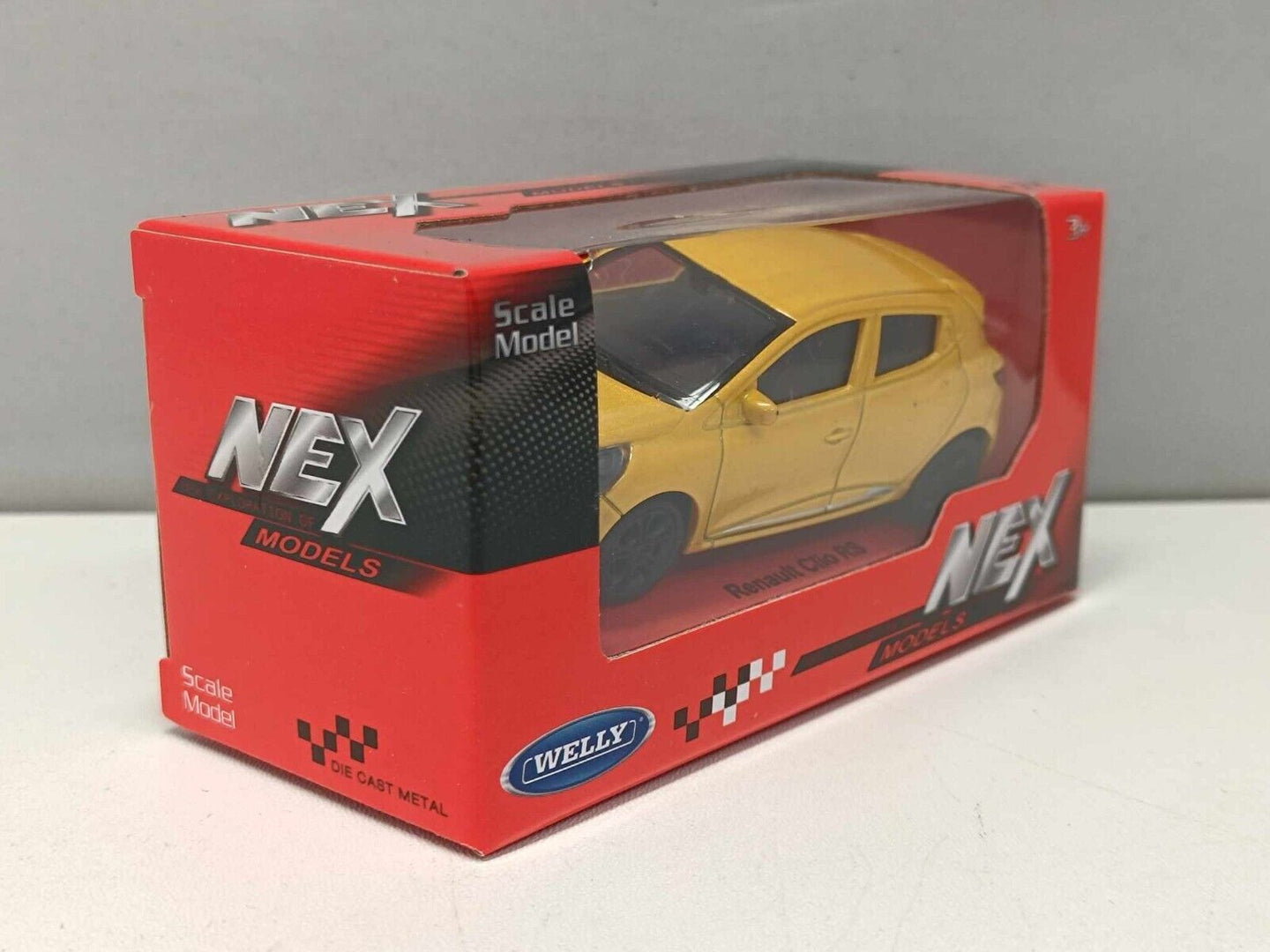 Renault Clio IV RS 2013 Giallo Yellow - Welly Nex 1:43 Nuovo