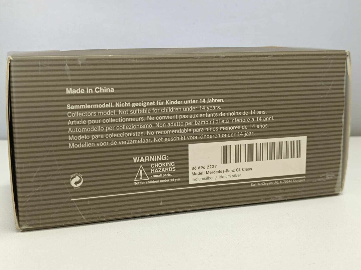 Mercedes-Benz Classe GL GL-Klasse Minichamps 1:43 Iridium Silver Usato GM Shop