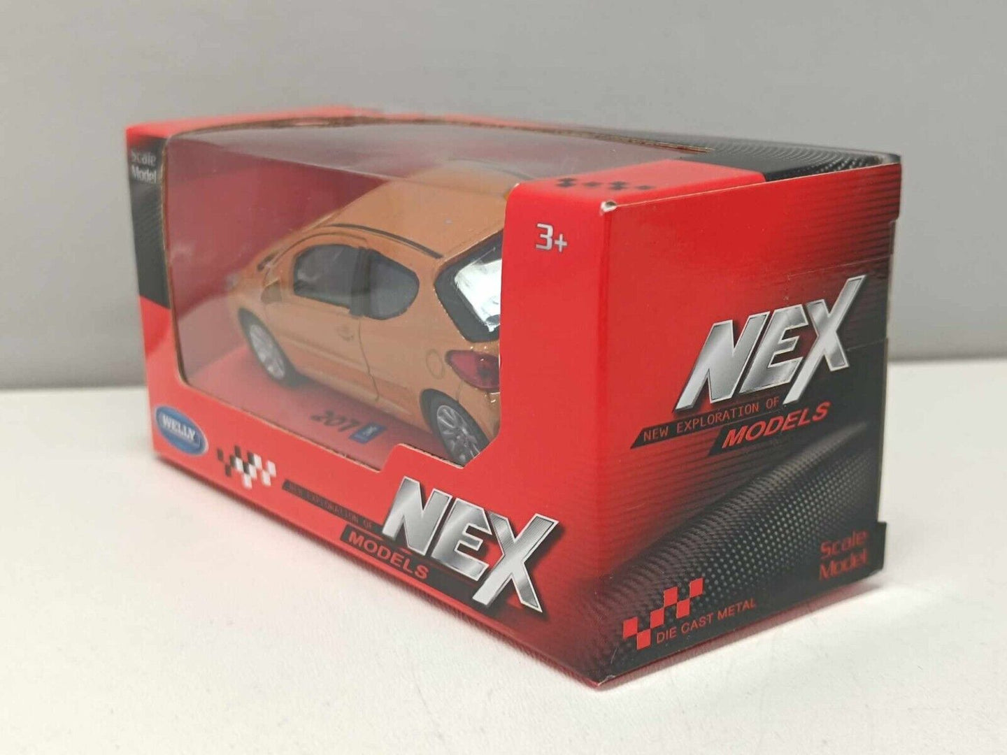 Peugeot 207 - 2006 Bronzo Bronze Metallic - Welly Nex 1:43 Nuovo