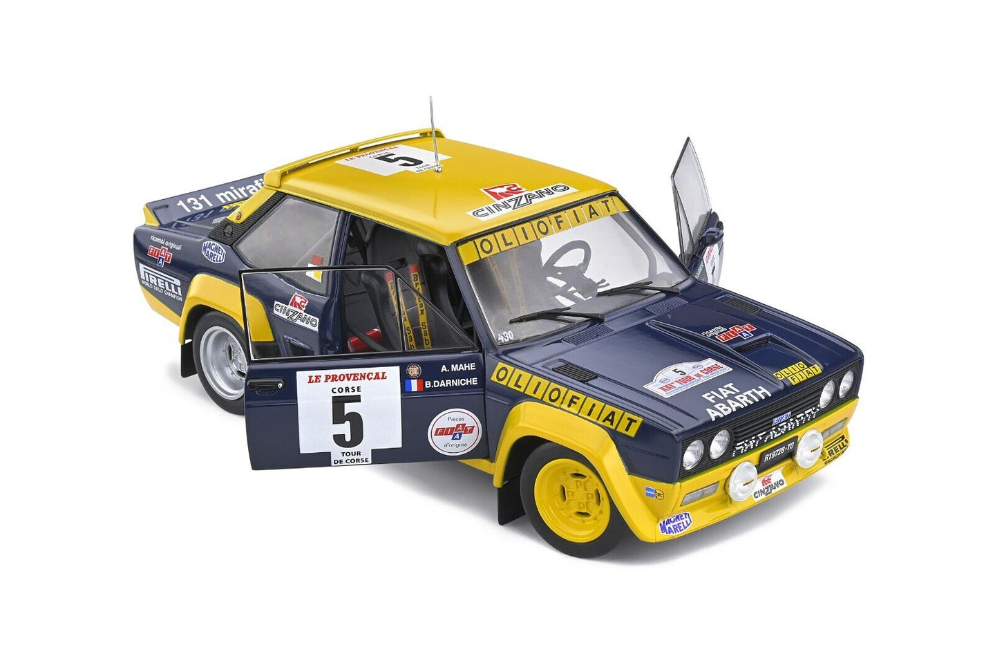 Fiat 131 Abarth TDC 77 Darniche #5 Olio Fiat Solido 1:18 Nuovo 1/18
