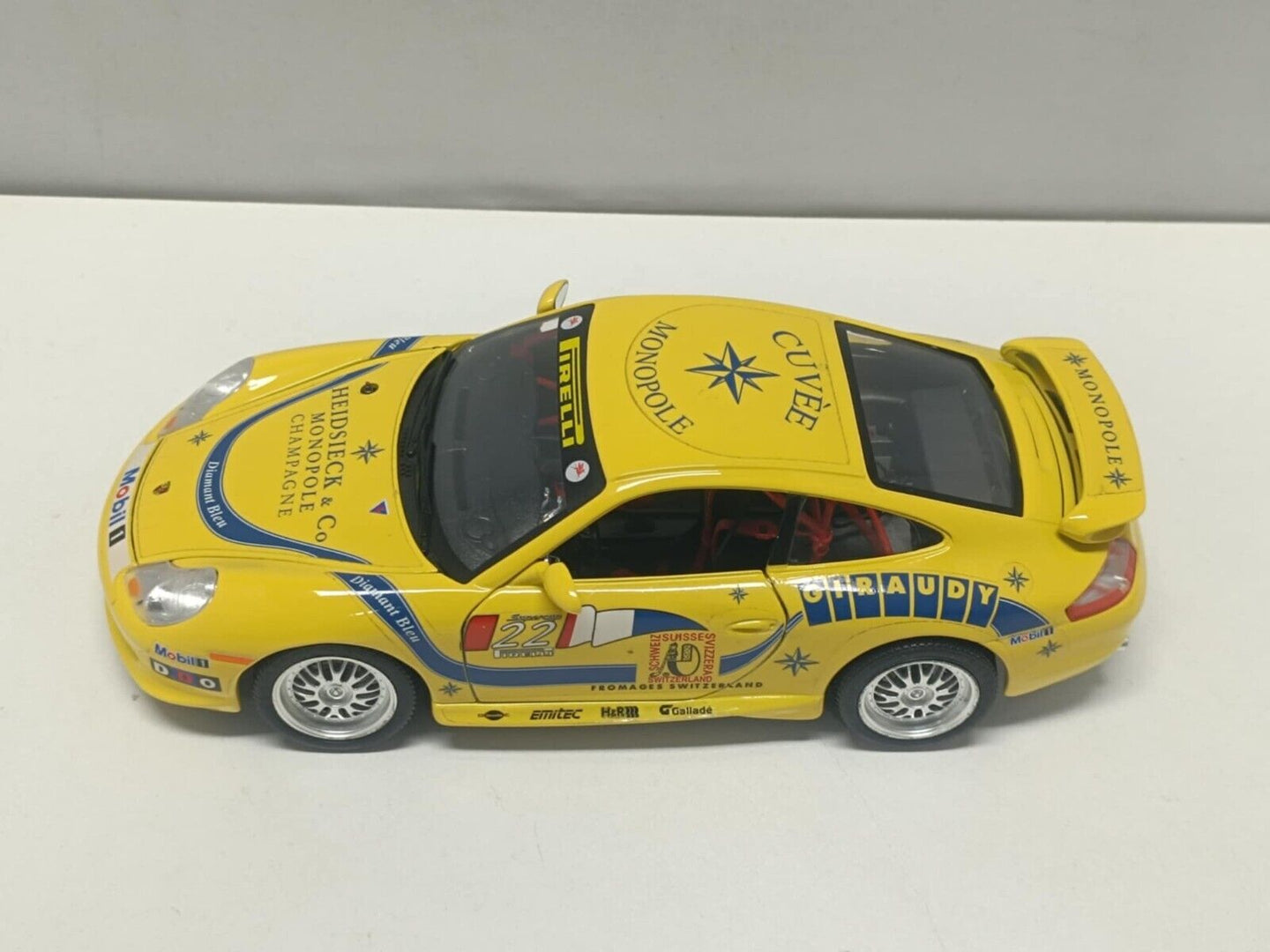 Porsche 911 GT3 CUP #22 - Burago 1:18 Usato + Box Made in Italy 1/18