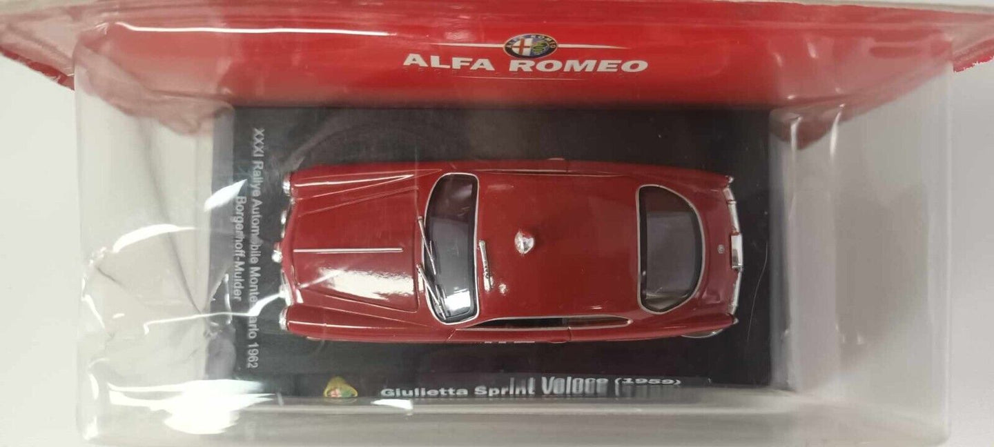 Alfa Romeo Giulietta Sprint Veloce 1959 Rallye Monte Carlo #119 Edicola 1/43