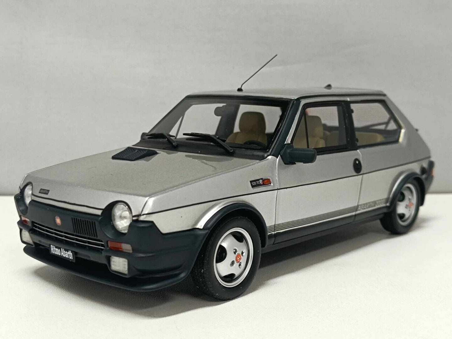 Fiat Ritmo 125 TC Abarth 1982 Silver Grigio - Laudoracing 1:18 Usato + Box Rare