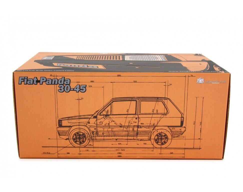 Fiat Panda 30 - 1980 Avorio Senegal Laudoracing 1:18 Nuovo Edizione Limitata