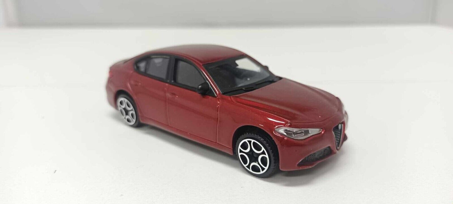 Alfa Romeo Giulia Burago Street Fire 1:43 Rosso Usato + Box GM Shop