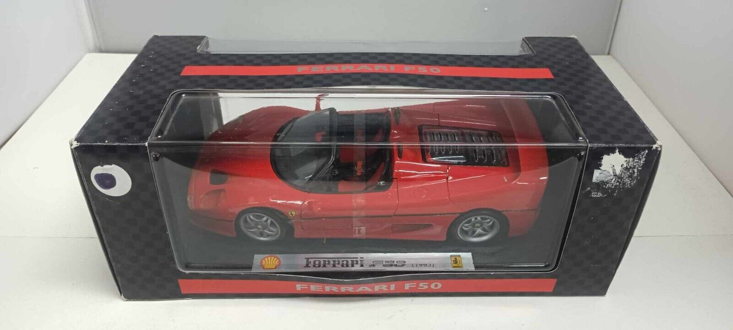 Ferrari F50 F 50 - 1995 Rosso Red Maisto 1:18 Usato + Box 1/18