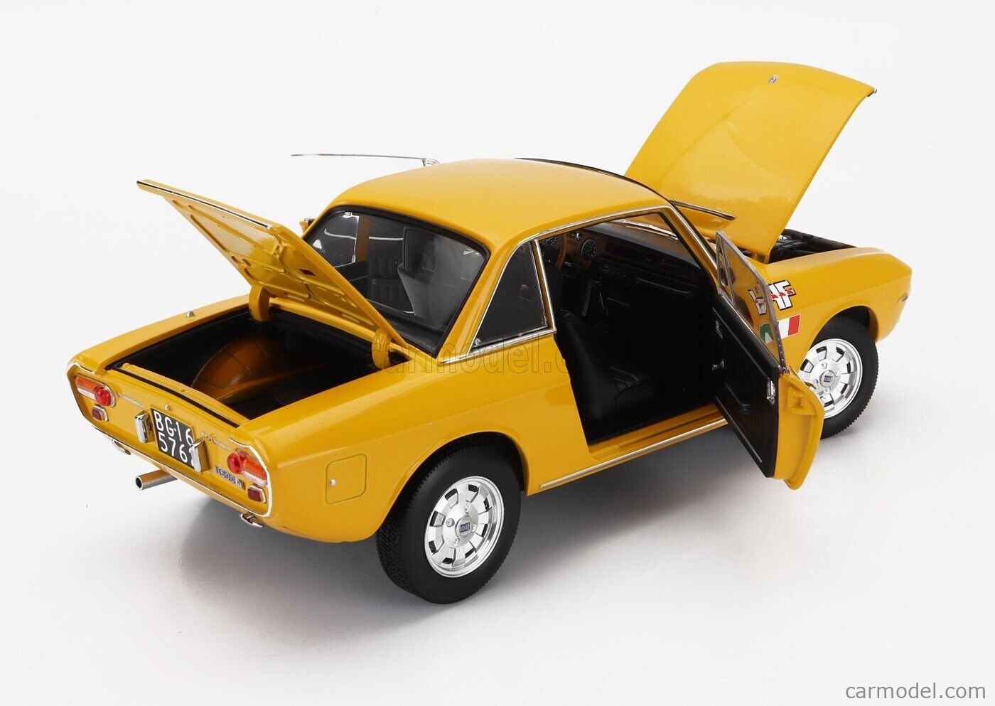 Lancia Fulvia 1600 HF 1971 Orange Giallo Sabbia Norev 1:18 Limited Edition Nuovo