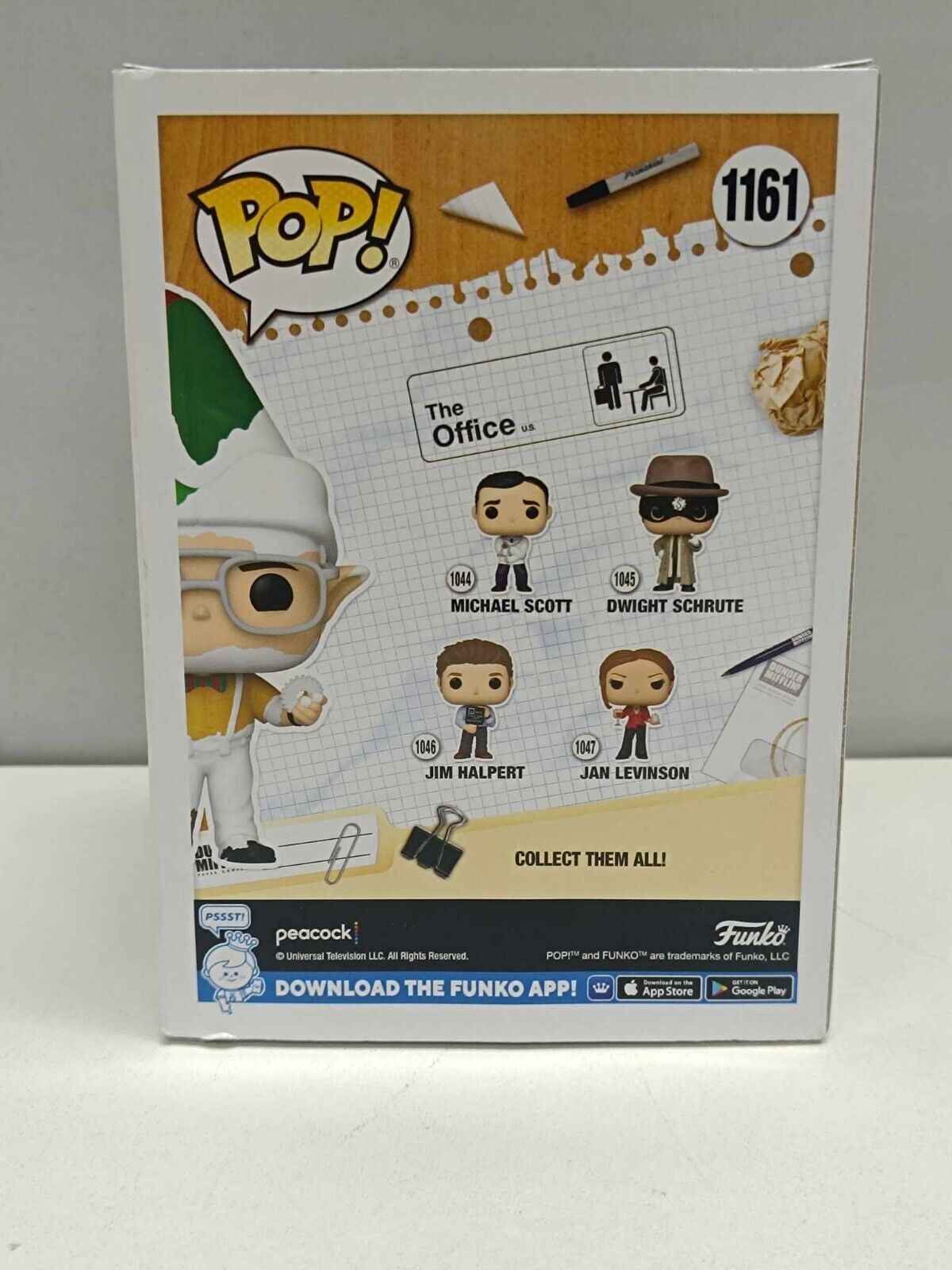 Funko Pop The Office #1161 Dwight Schrute As Elf Elfo Nuovo