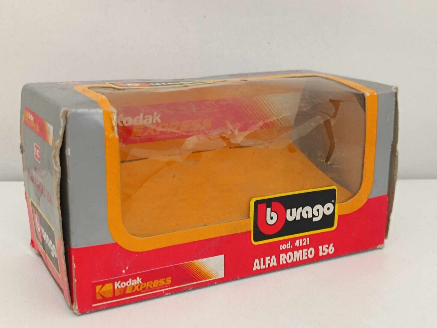 Alfa Romeo 156 Kodak - Burago 1:43 Made in Italy (Promozionale) GM Shop