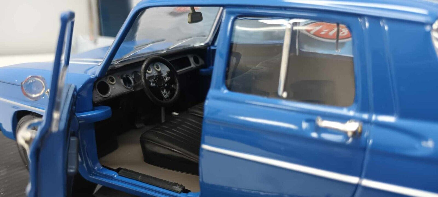 Renault 8 R8 Gordini 1300 - 1966 Blu Solido 1:18 Usato + Box 1/18