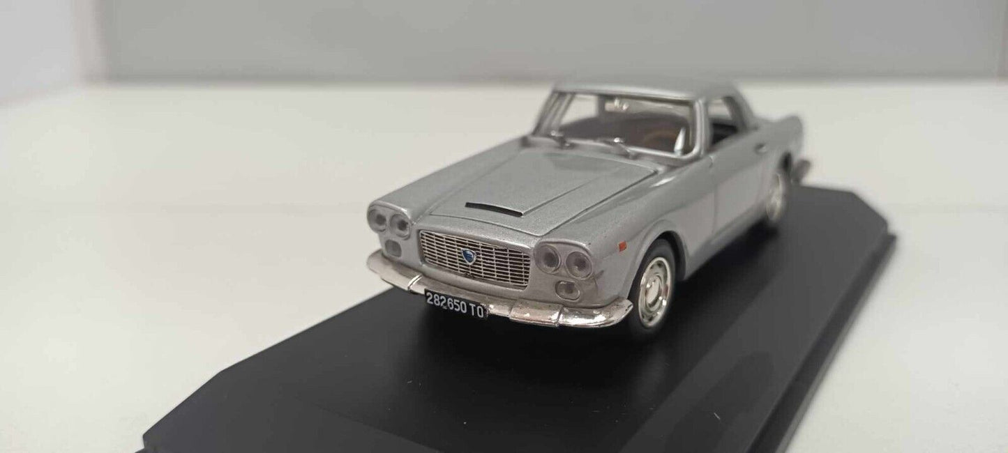 Lancia Flaminia GT Touring Silver Argento Norev 1:43 Usato + Teca
