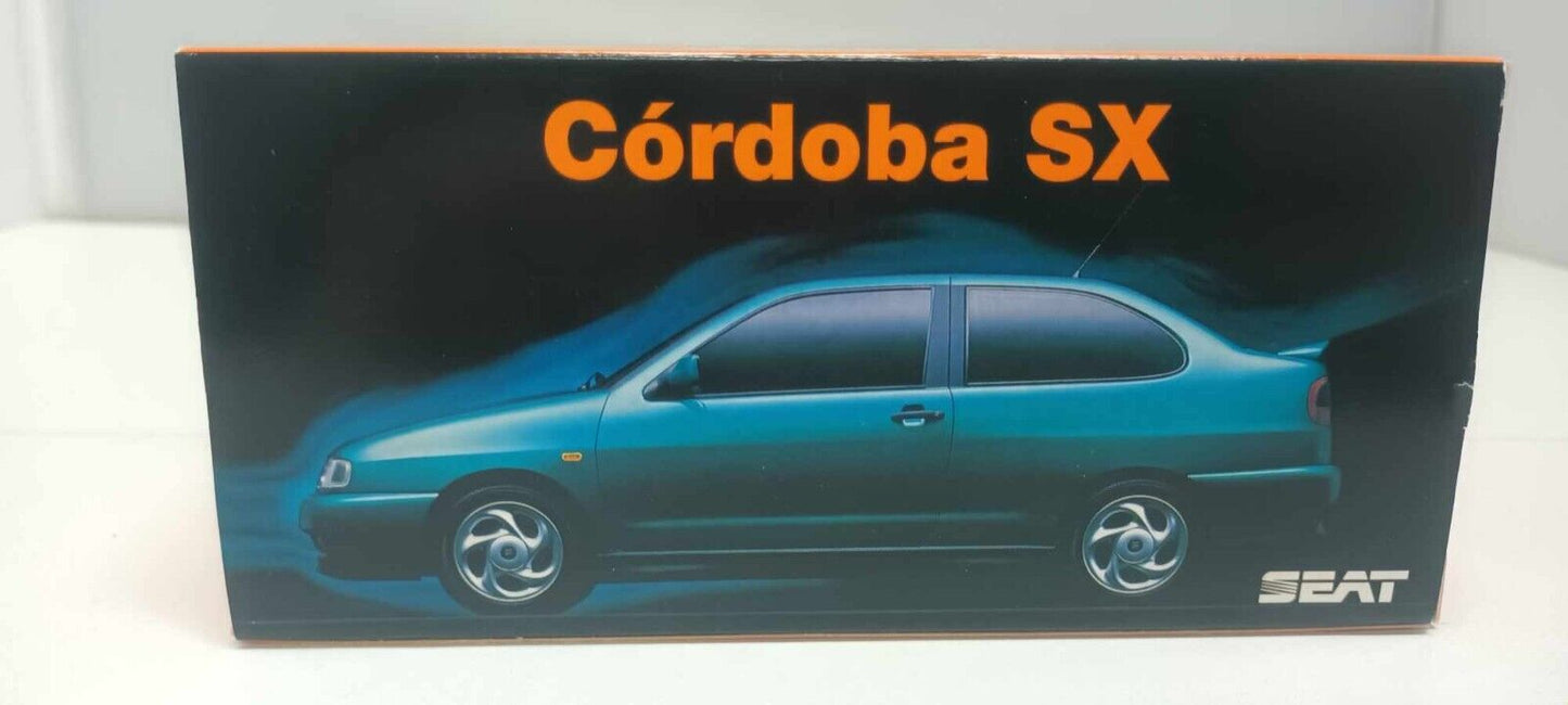 Seat Cordoba SX 1999 Herpa Seat Collection 1:43 Blu Metallizzato Usato + Teca