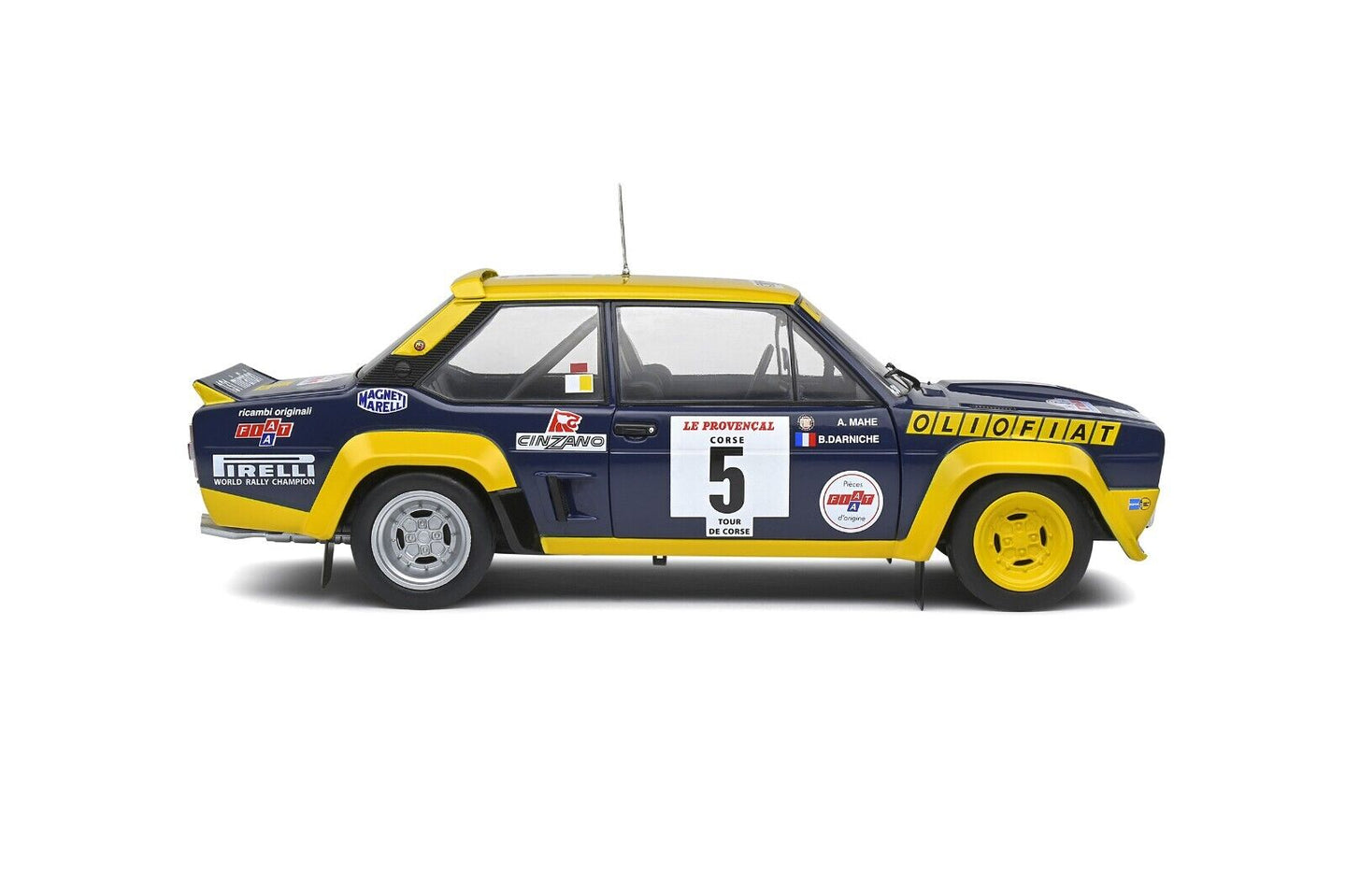 Fiat 131 Abarth TDC 77 Darniche #5 Olio Fiat Solido 1:18 Nuovo 1/18