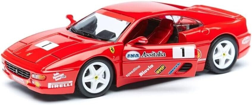 Ferrari 355 Challenge Red Rosso Burago Bburago 1:24 Nuovo