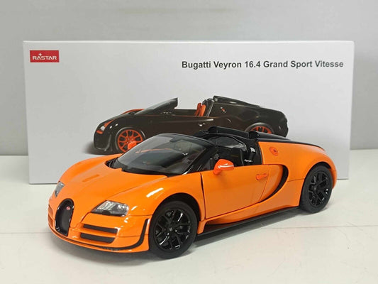 Bugatti Veyron 16.4 Grand Sport Vitesse Arancione Orange Rastar 1:18 Nuovo 1/18