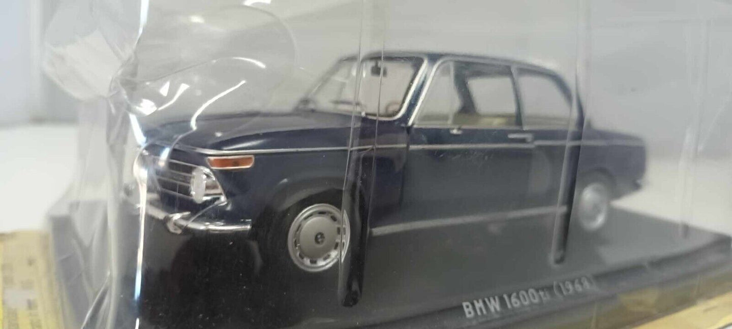 BMW 1600ti 1968 Blu Notte Edicola 1:24 Usato + Blister