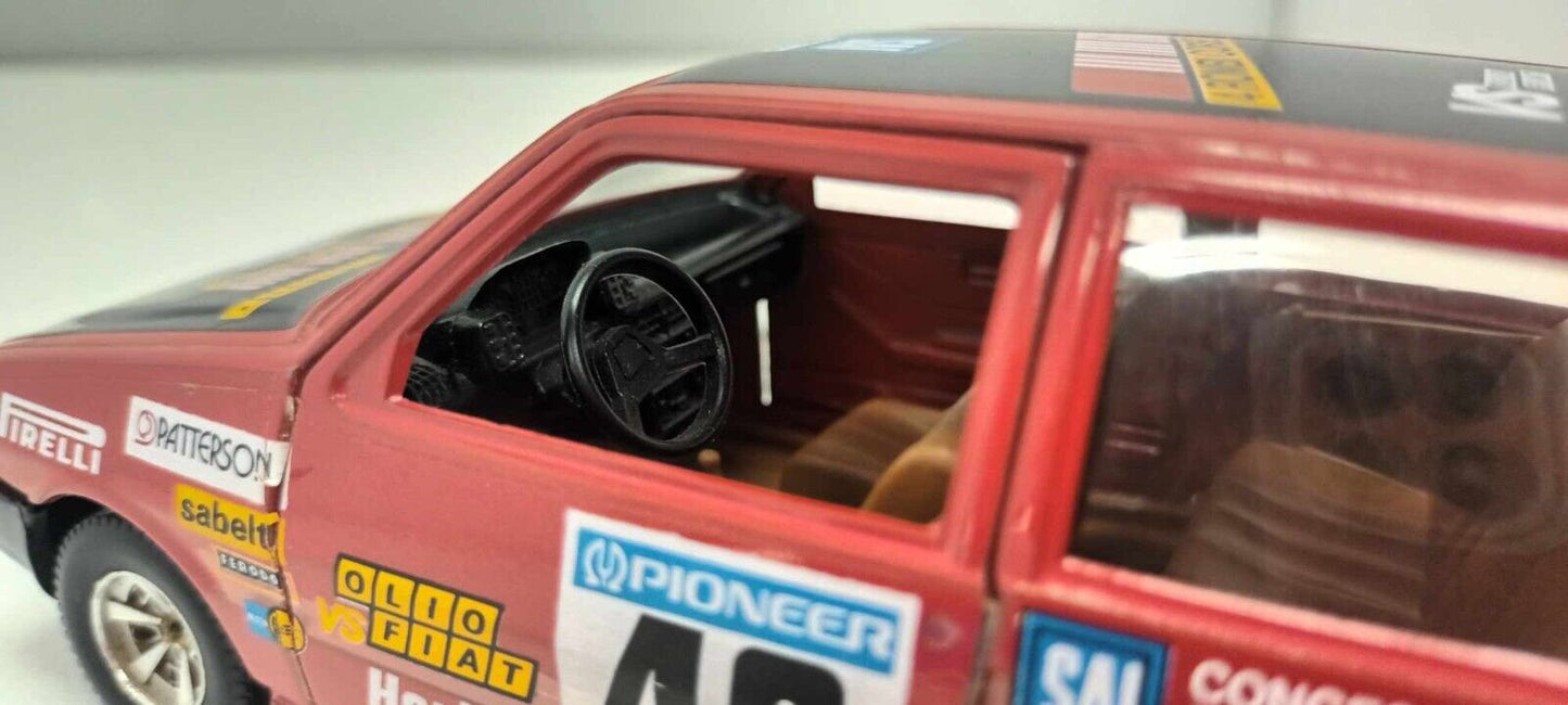 Fiat Uno Turbo #40 Obsoleta Burago 1:24 Usato Made In Italy 1/24