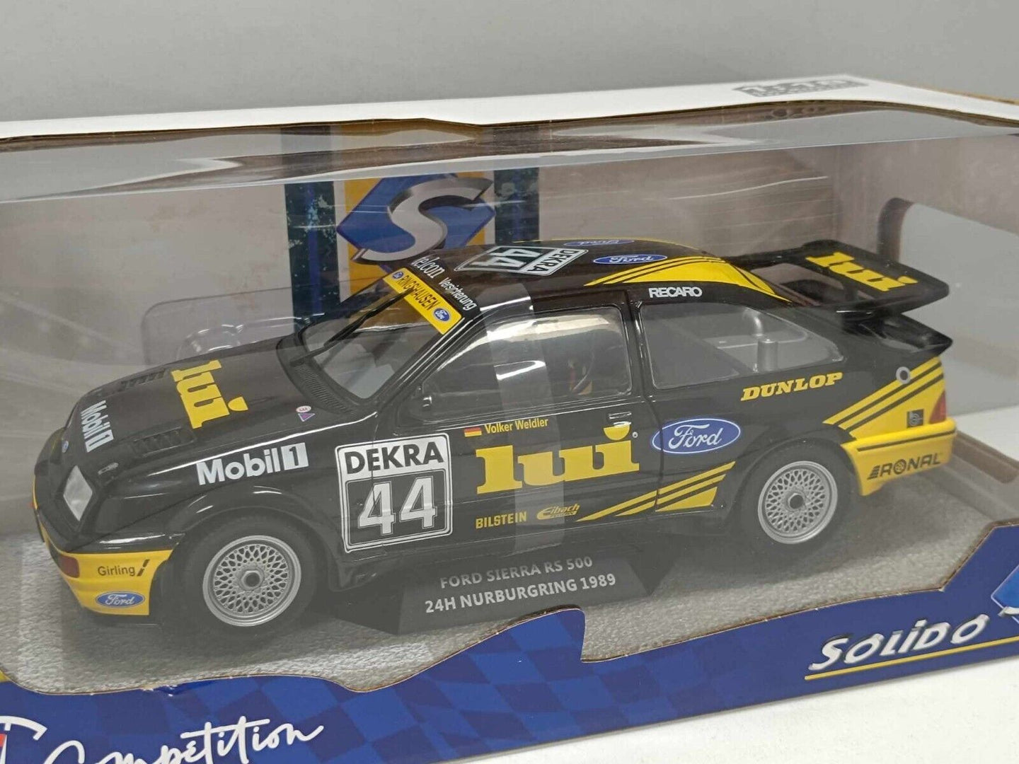 Ford Sierra RS 500 24h Nürburgring 1989 #44 V.Weidler - Solido 1:18 Nuovo