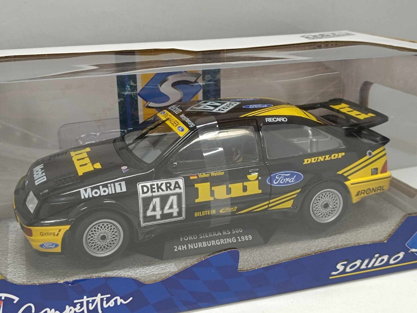 Ford Sierra RS 500 24h Nürburgring 1989 #44 V.Weidler - Solido 1:18 Nuovo