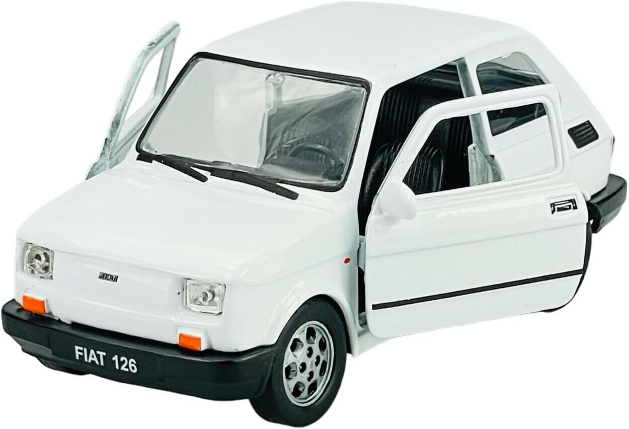 Fiat 126 White Bianco 1972 Welly Nex 1:21 NO 1:24 Nuovo 1/21 Equivalente Polsky