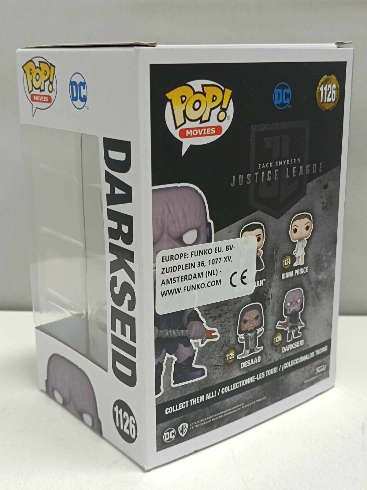 Funko Pop Darkseid Justice League DC #1126 Nuovo