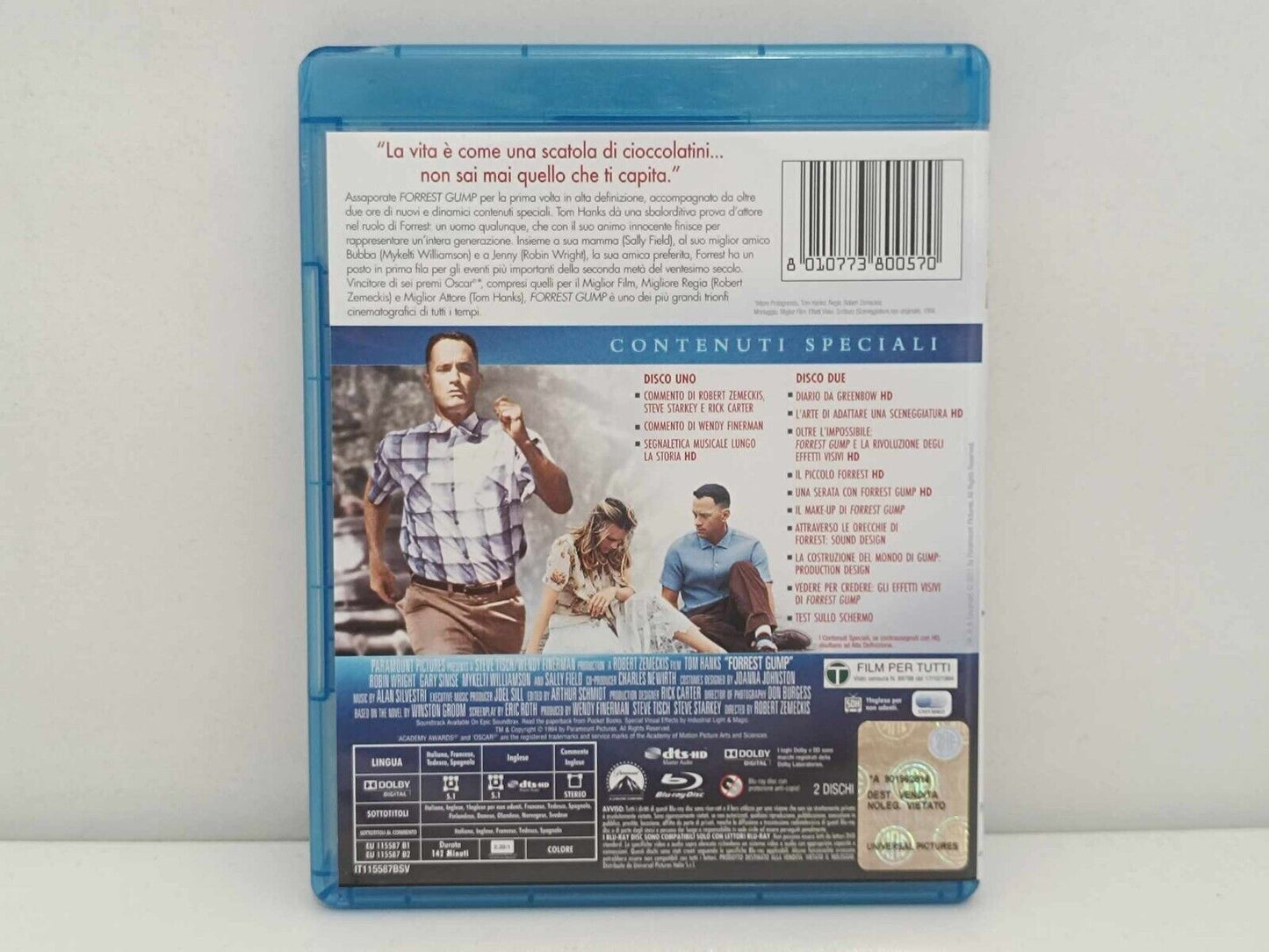 Forrest Gump Blu Ray Ita Usato Tom Hanks Edizione 2 Dischi GM Shop