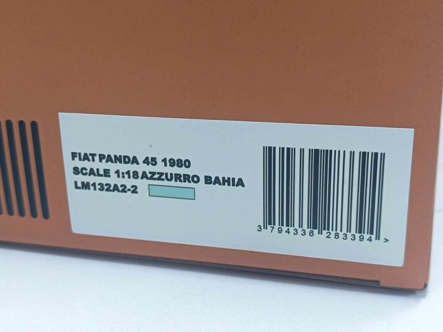 Fiat Panda 45 - 1980 Azzurro Bahia Laudoracing 1:18 Nuovo LM132A2-2