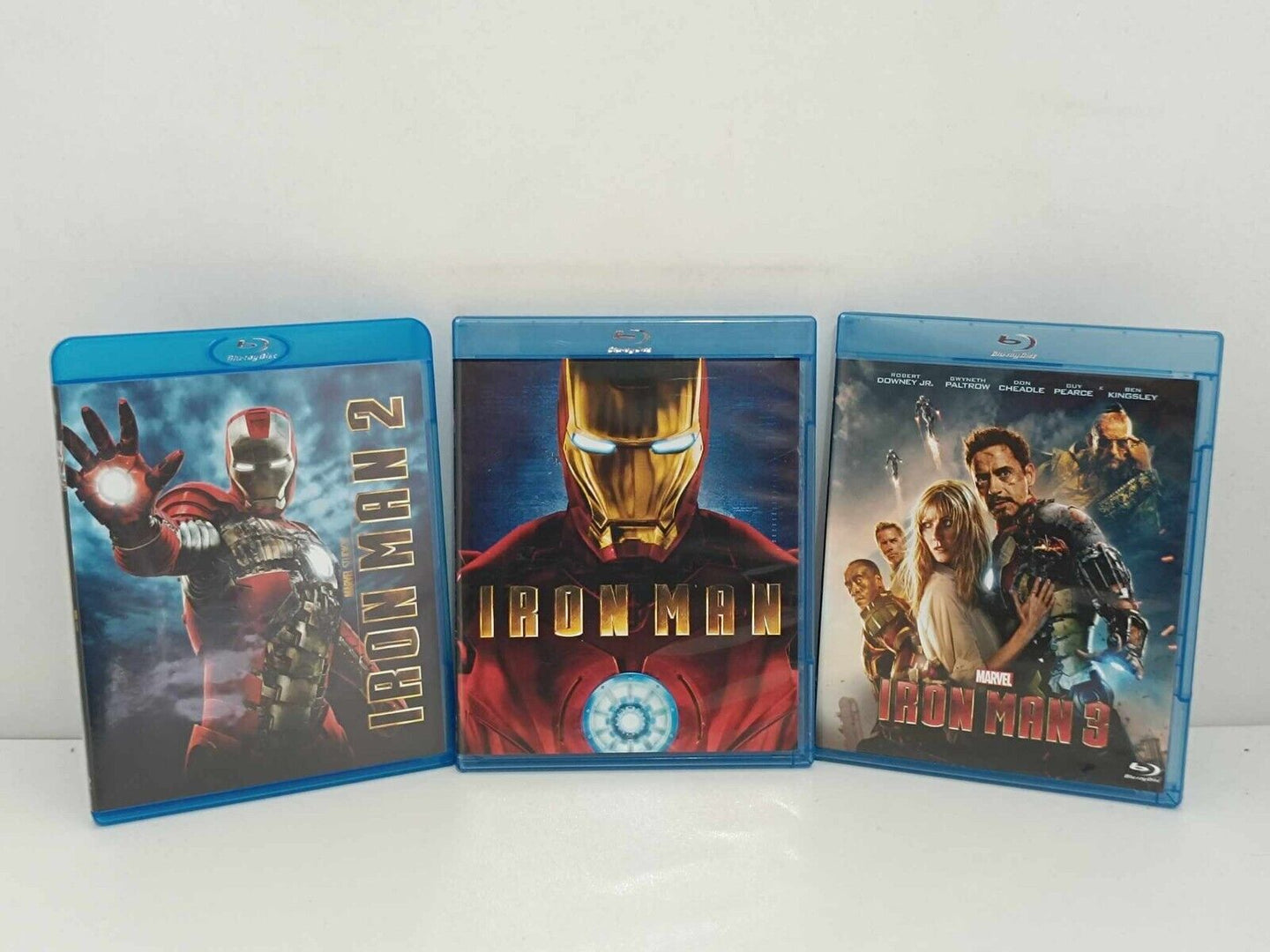 Iron Man Trilogia / Iron Man 2 / Iron Man 3 Blu Ray Ita Usato GM Shop