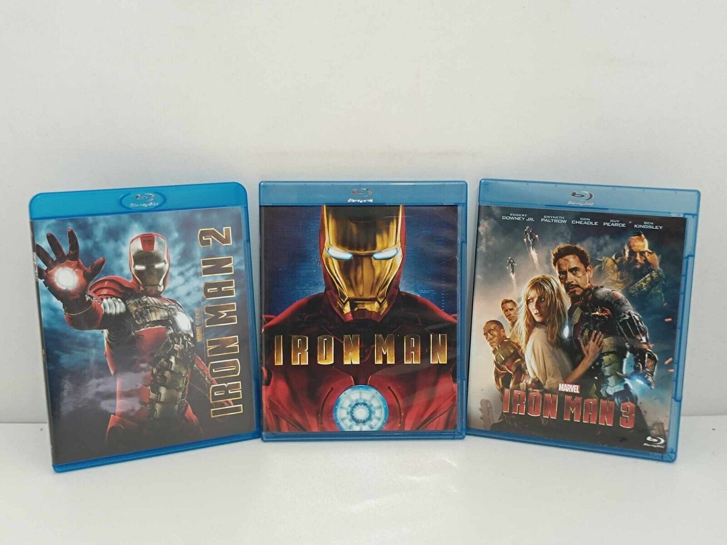 Iron Man Trilogia / Iron Man 2 / Iron Man 3 Blu Ray Ita Usato GM Shop