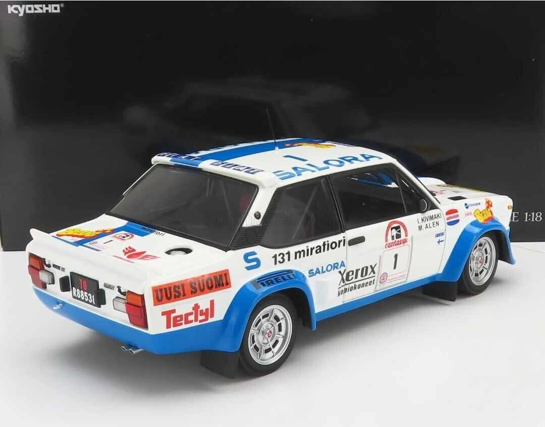 Fiat 131 Abarth Rally 1000 Lakes 1980 Alen #1 - Kyosho 1:18