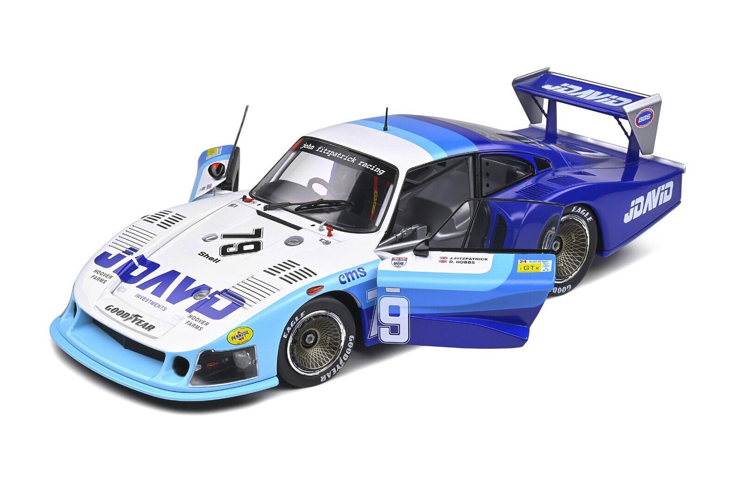 Porsche 935 Mobydick Le Mans 24h #79 Fitzpatrick Hobbs 1982 Solido 1:18 Nuovo