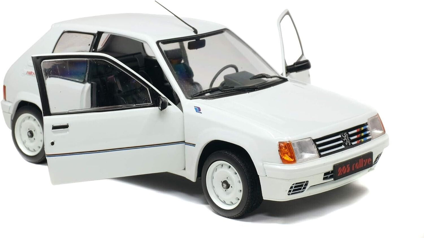 Peugeot 205 Rallye MK1 1988 Solido 1:18 Nuovo Bianco 1/18