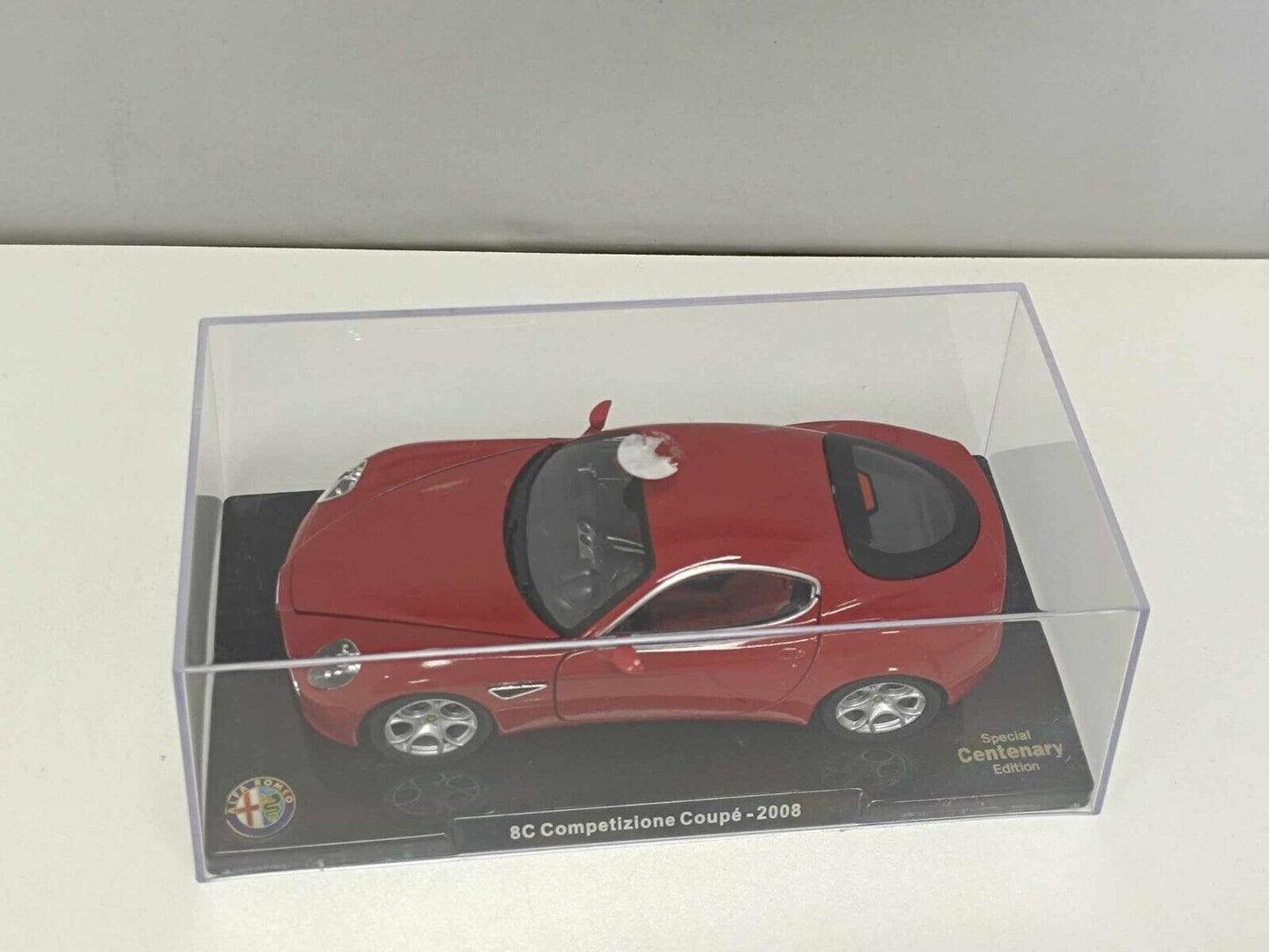 Alfa Romeo 8c Competizione Coupé 2008 Edicola Centenario 1:24 Usato + Teca