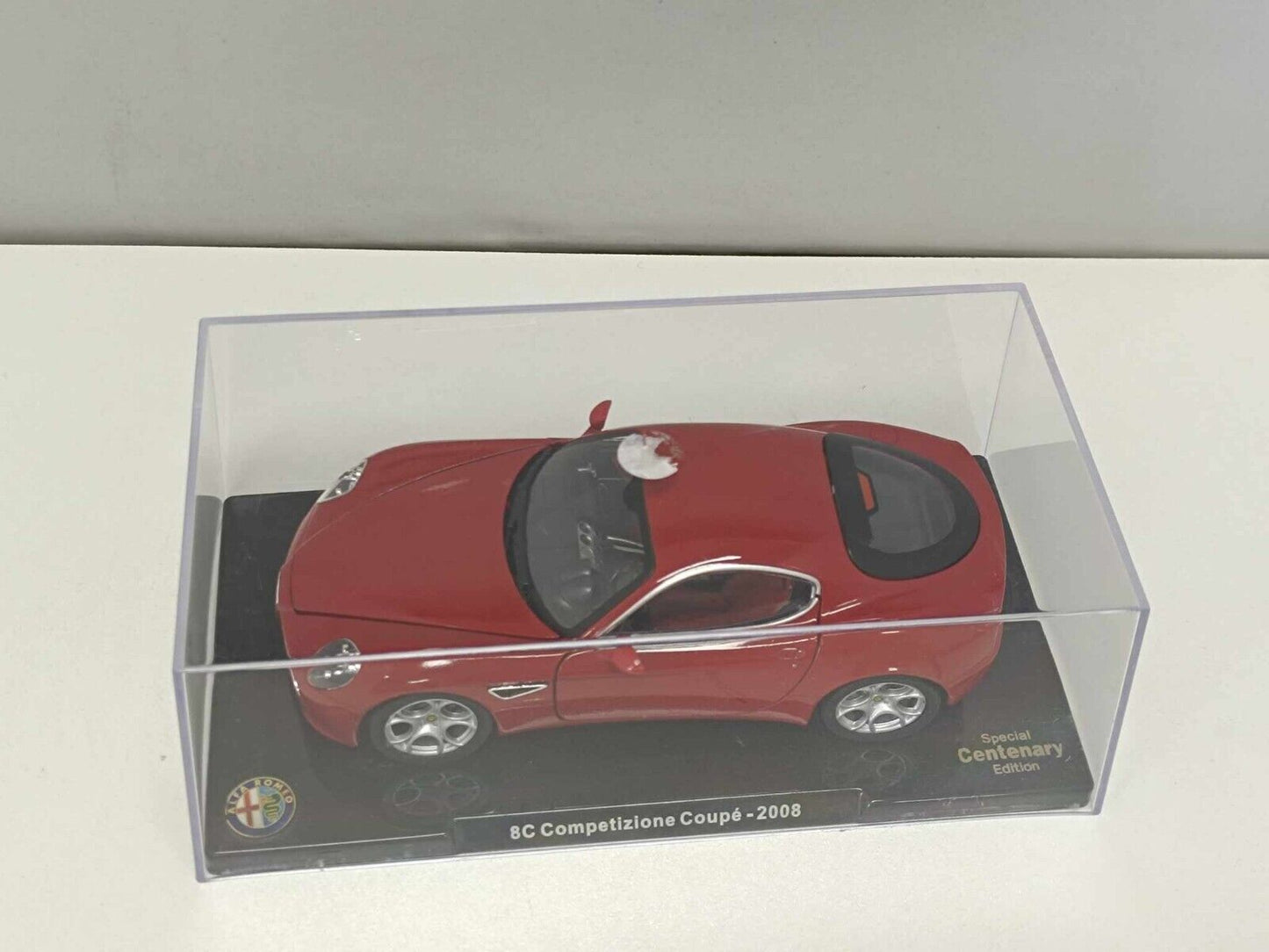 Alfa Romeo 8c Competizione Coupé 2008 Edicola Centenario 1:24 Usato + Teca