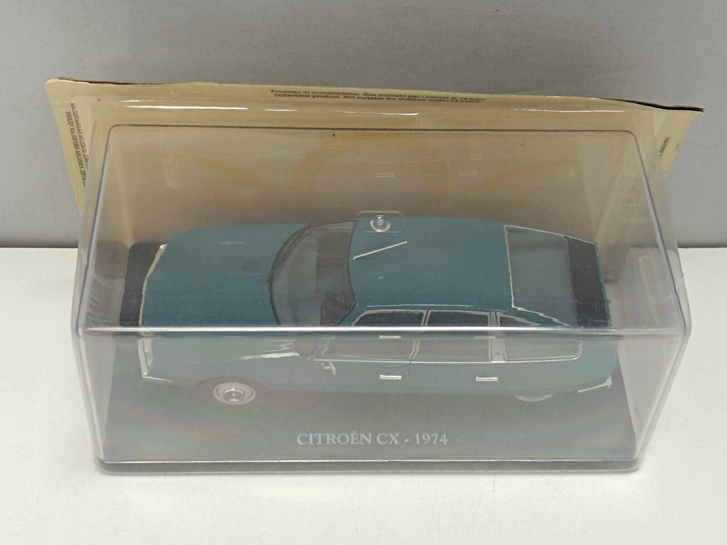 Citroen CX 1974 Blu Blue Edicola Auto Vinntage #29 - 1:24 Nuovo + Fascicolo