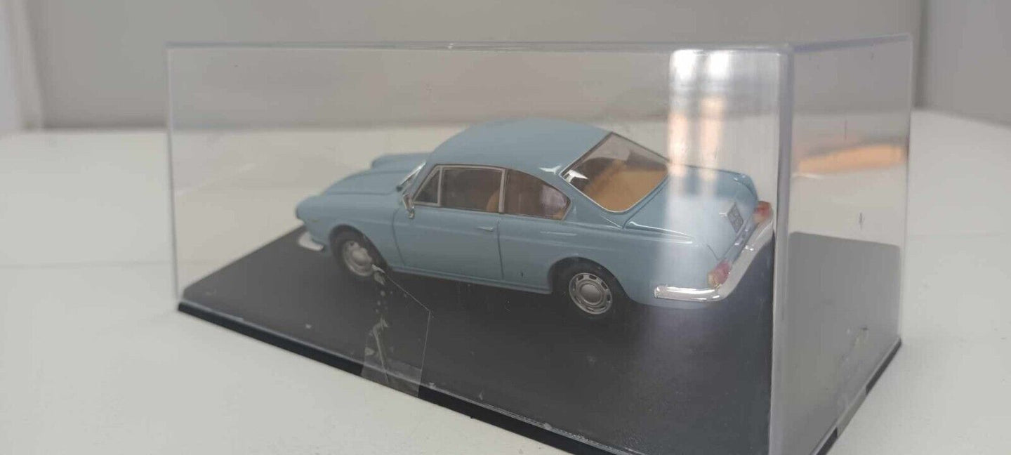 Lancia Flavia Coupé 1961 Azzurro Edicola Deagostini 1:43 Usato + Teca + Basetta