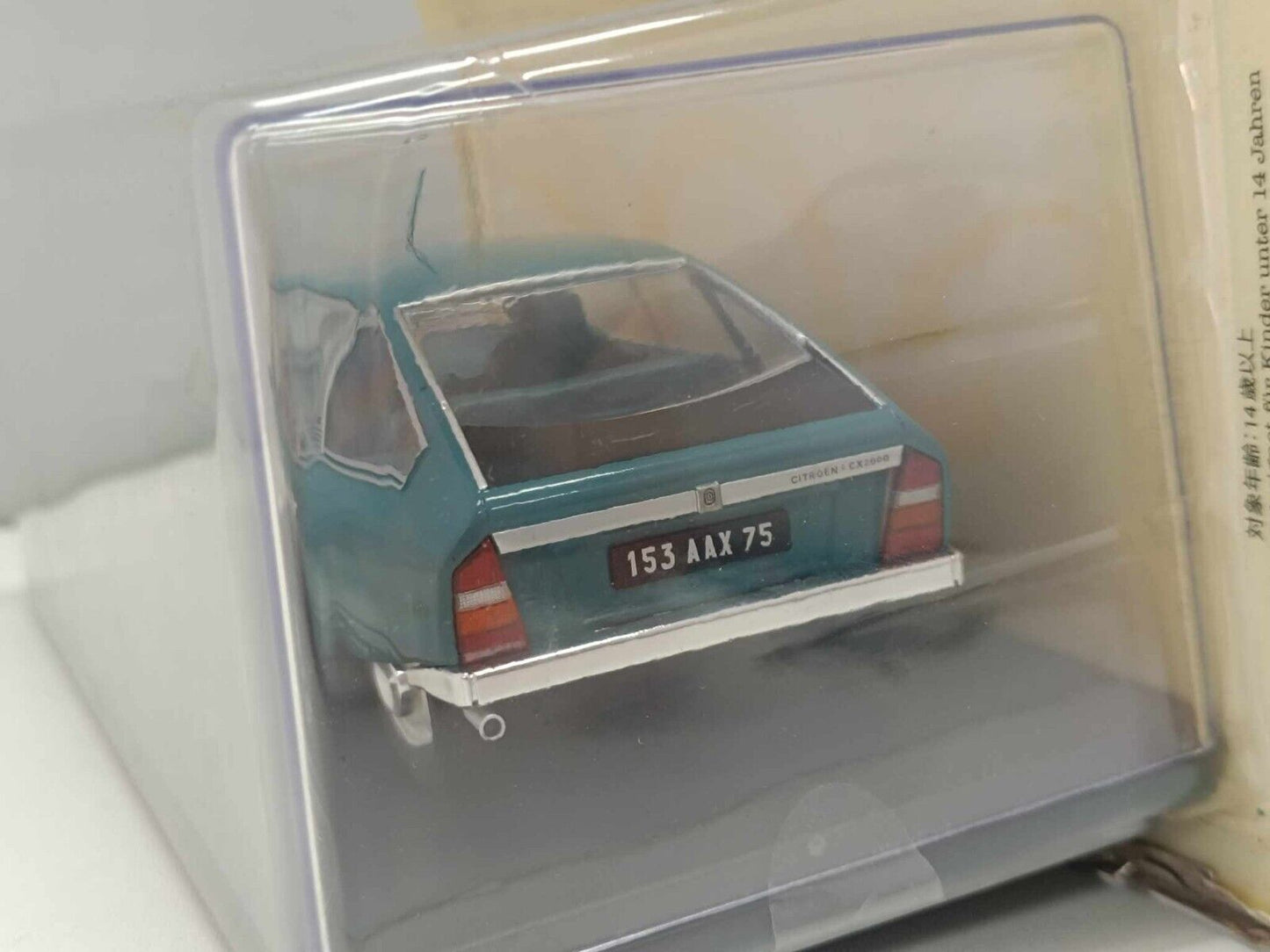 Citroen CX 1974 Blu Blue Edicola Auto Vinntage #29 - 1:24 Nuovo + Fascicolo