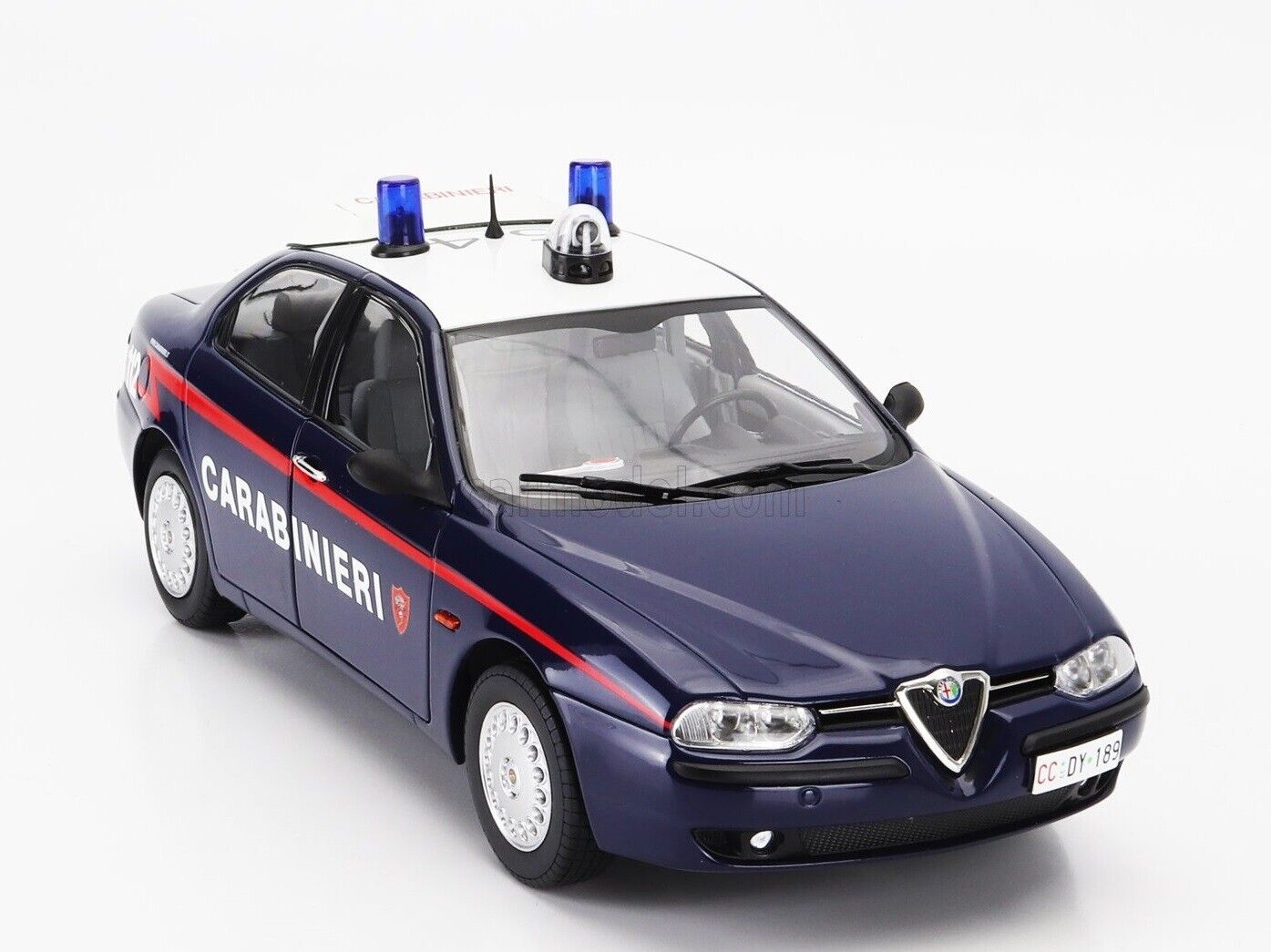 Alfa Romeo 156 2.0 Twin Spark Carabinieri Police 1997 Mitica 1:18 Nuovo 1/18
