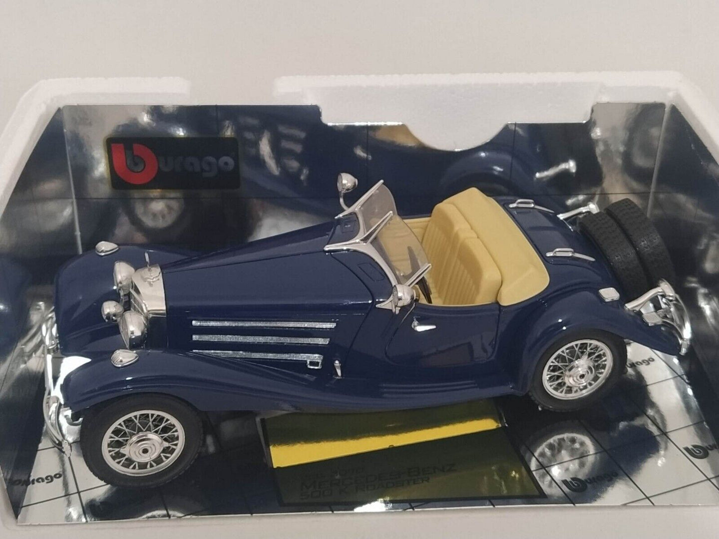Mercedes-Benz 500 K Roadster 1936-Burago 1:18 GM Shop