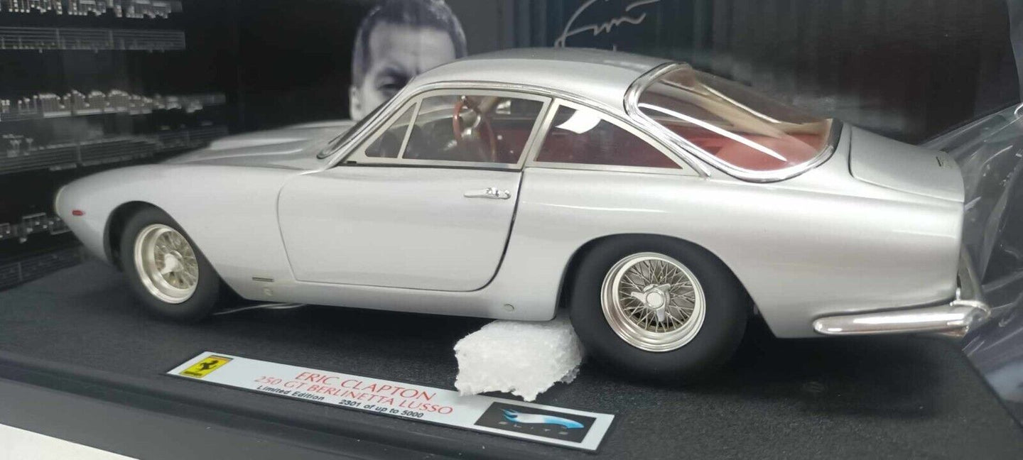 Ferrari 250 GT Berlinetta Lusso Eric Clepton Hot Wheels Elite 1:18 Usato + Box